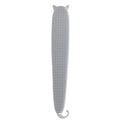 Grey dual-texture cat massage grooming brush hero view
