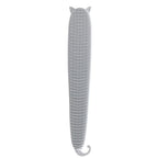Grey dual-texture cat massage grooming brush hero view