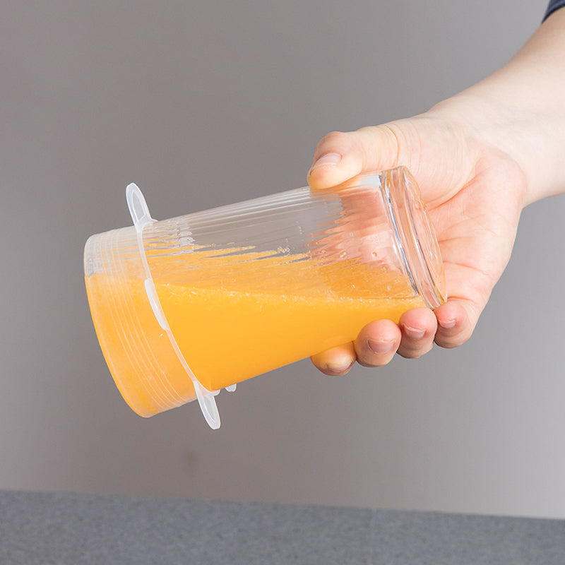 Six graduated silicone stretch lid sizes