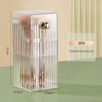 Makeup brush holder colour and feature detail