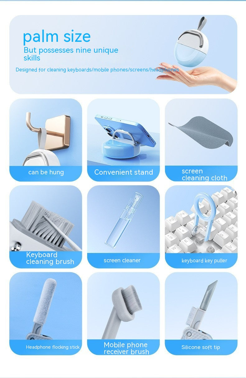 Keyboard cleaning kit tools and features