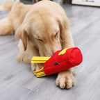 French fries dog enrichment toy shown from the front