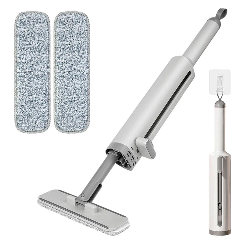 Self-squeeze mini mop in use on a hard surface