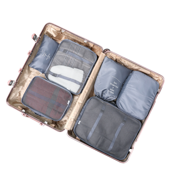 Eight travel organiser pieces and their uses