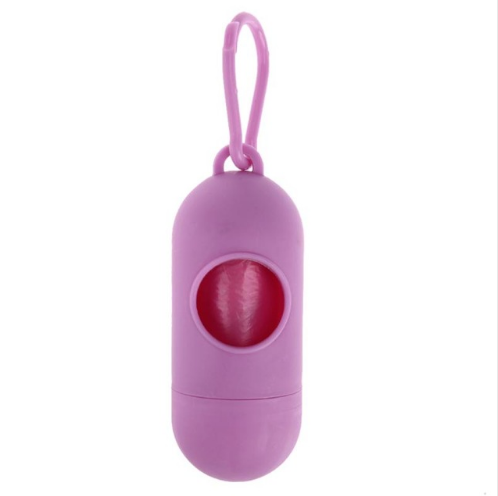 Clip-on pet waste bag holder in assorted colour