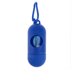 Pet waste bag holder colour and size detail