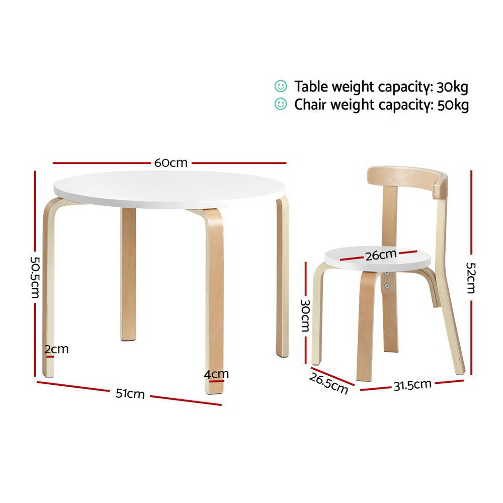 Keezi Kids' Table & Chairs — 3-Piece Set — product image 2