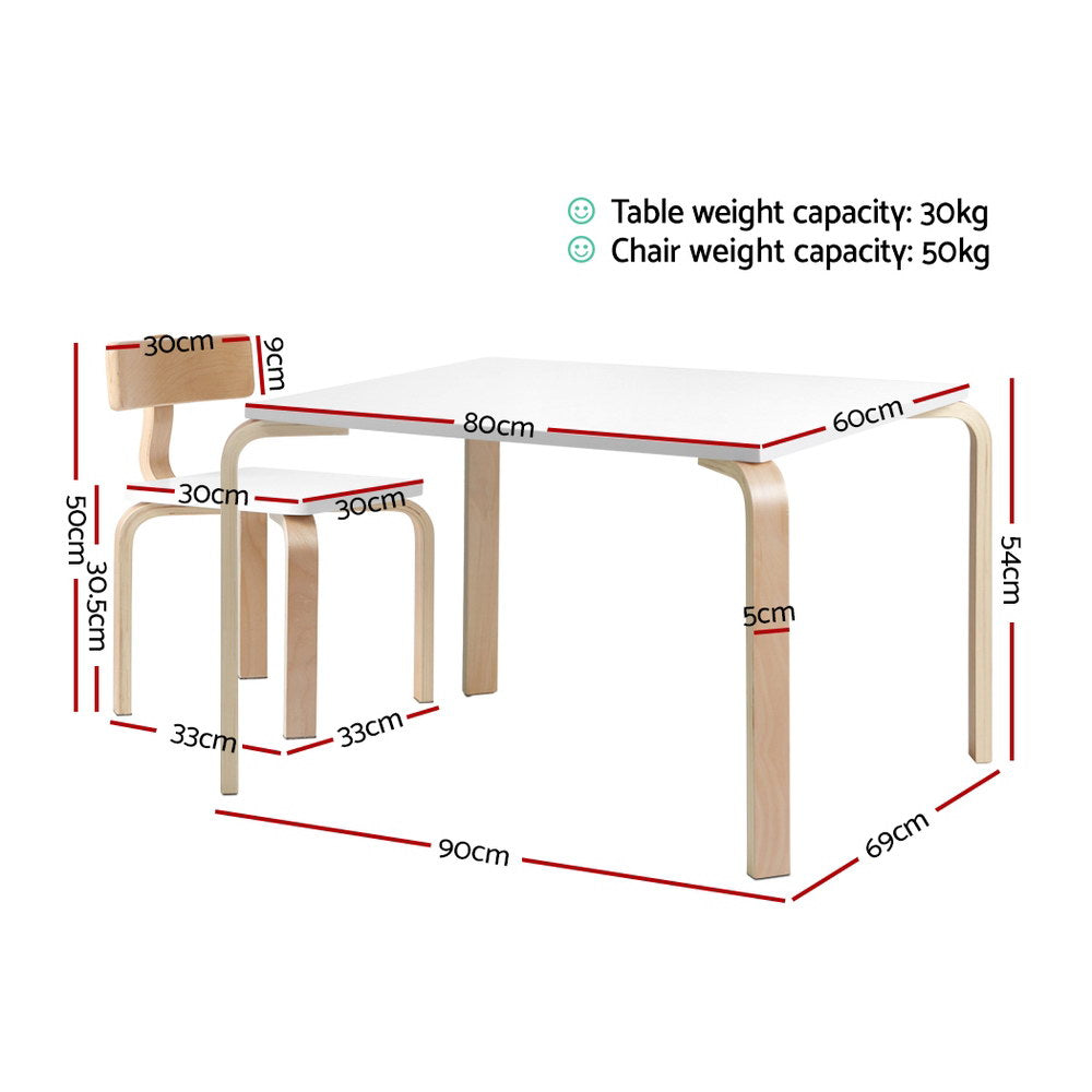 Keezi Kids' Table & Chairs — 5-Piece Set — product image 2