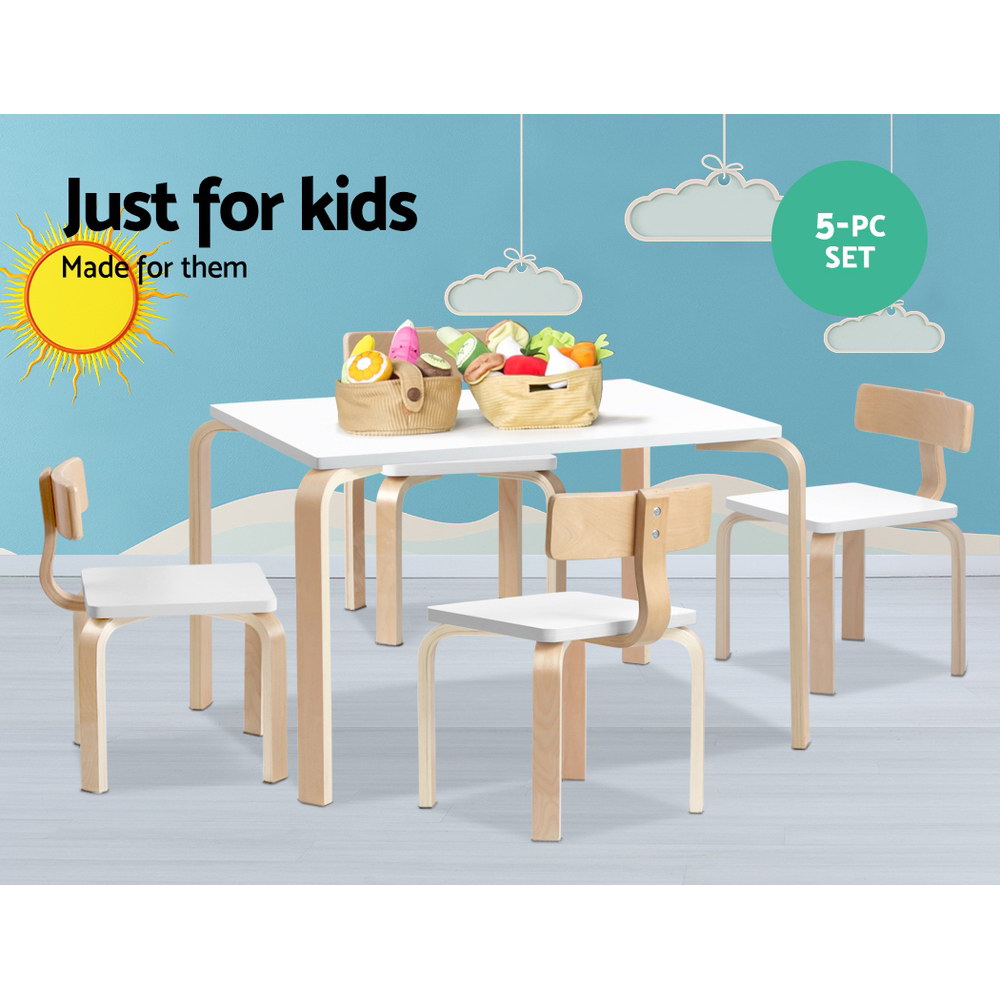 Keezi Kids' Table & Chairs — 5-Piece Set — product image 5
