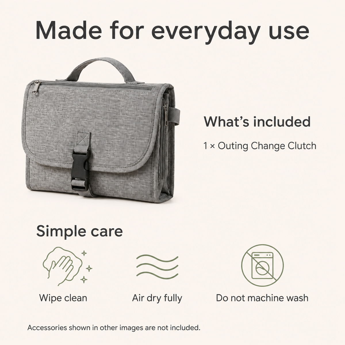 Mini Theory Outing Change Clutch — product image 9