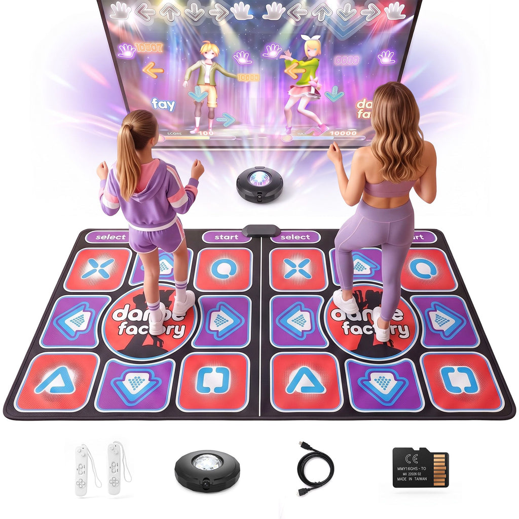 Keezi Two-Player HDMI Dance Mat & AR Game Set