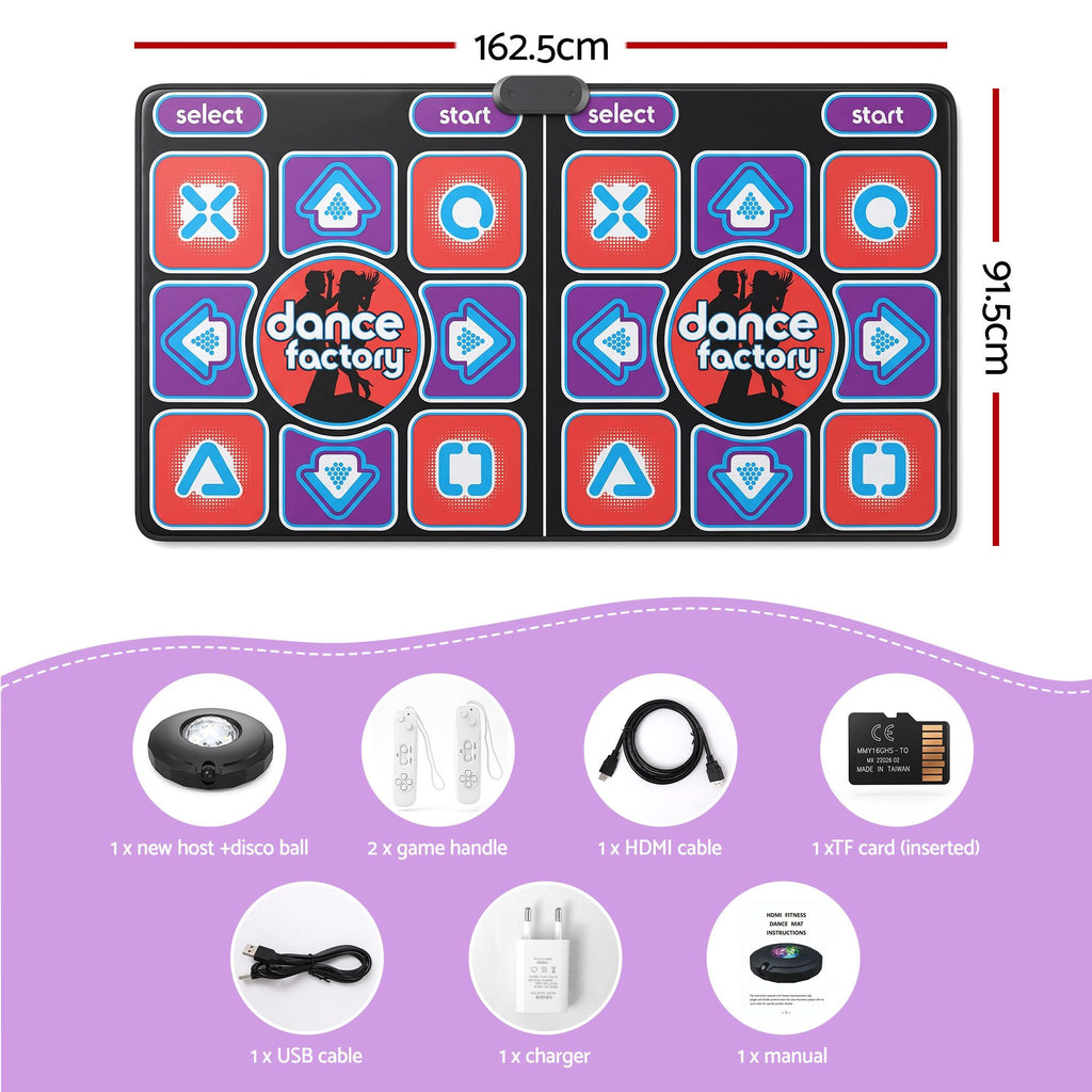 Keezi Two-Player HDMI Dance Mat & AR Game Set
