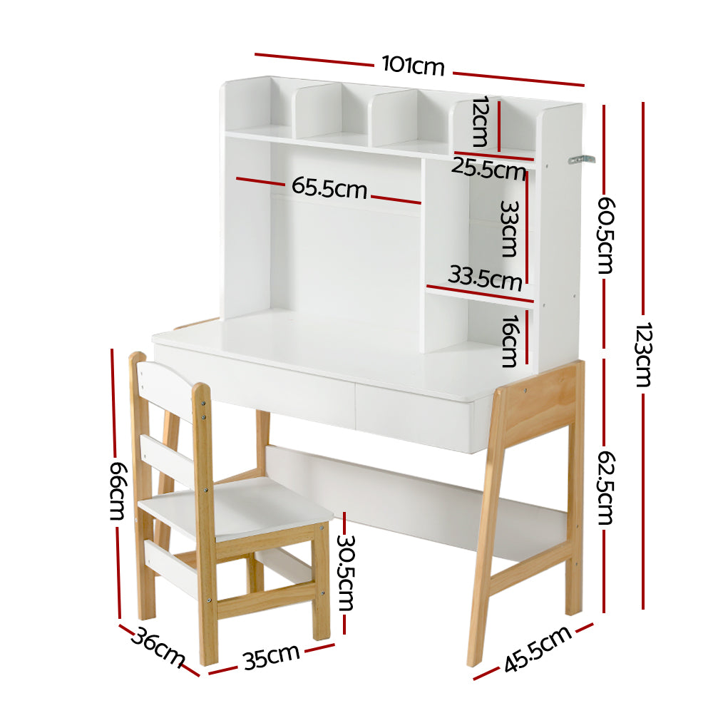 Keezi Kids' Table & Chair with Storage Drawer — 2 Pieces — product image 4