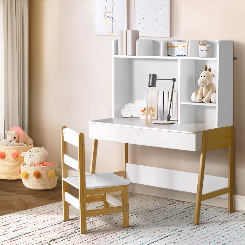 Keezi Kids' Table & Chair with Storage Drawer — 2 Pieces — product image 1