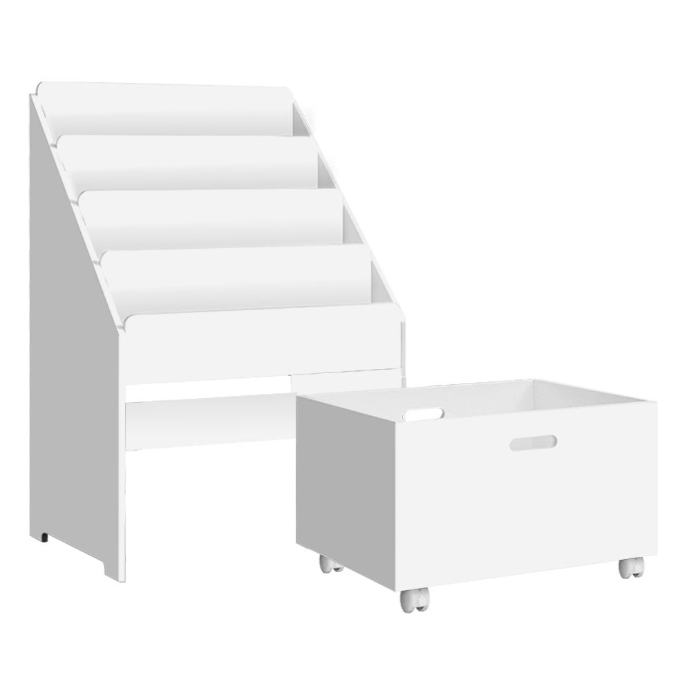 Keezi Kids' Bookshelf with Drawers — 4 Tiers — product image 5