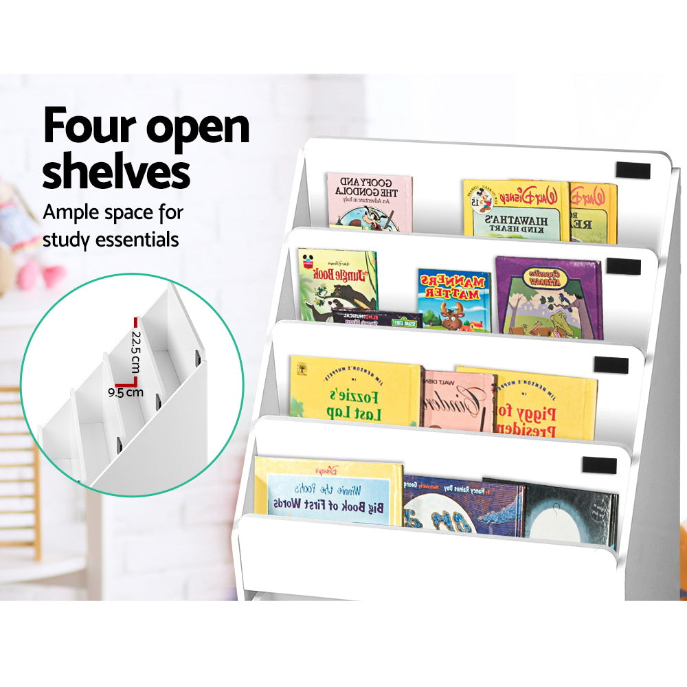Keezi Kids' Bookshelf with Drawers — 4 Tiers — product image 6