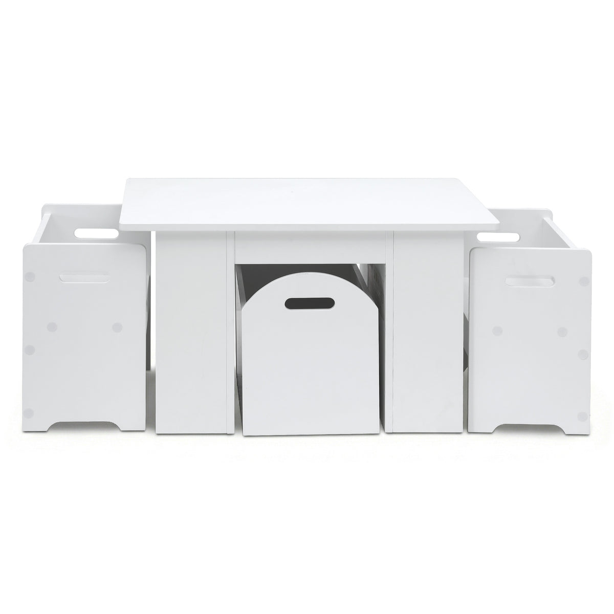Keezi Kids' Activity Table & Chairs with Storage — 3 Pieces — product image 3