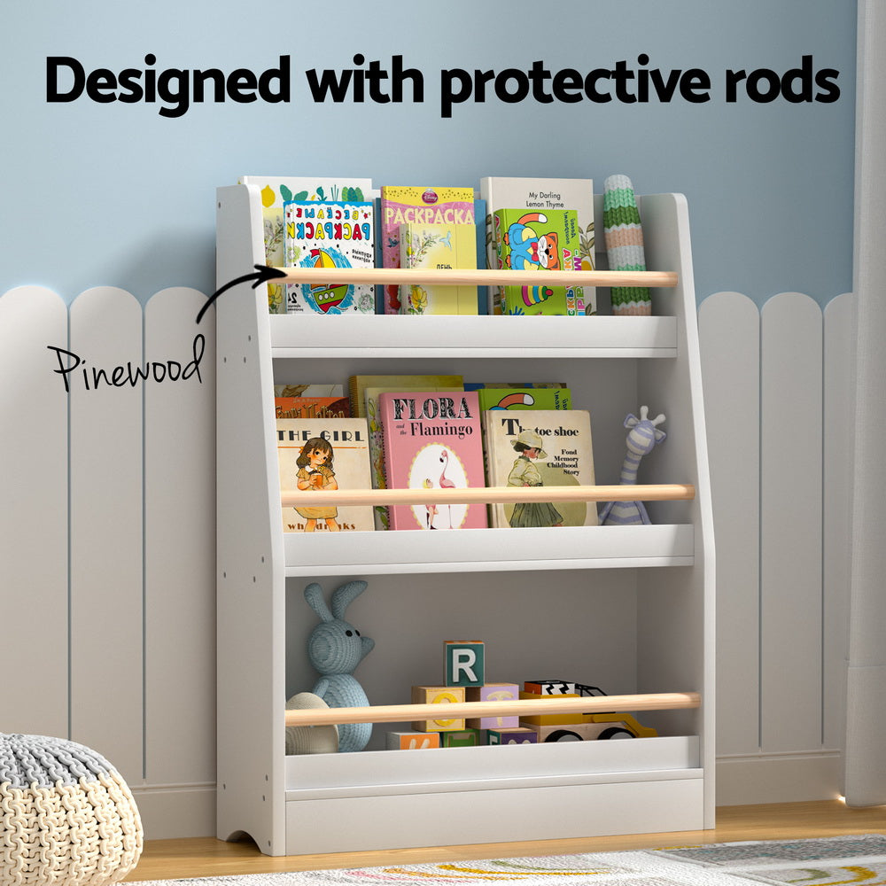 Keezi Kids' Display Bookshelf — 3 Tiers — product image 6