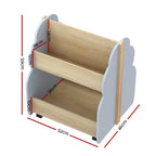 Keezi Kids' Bookshelf & Toy Box — product image 2