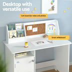 Keezi Kids' Table & Chair Set with Storage Cabinet — product image 6