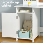 Keezi Kids' Table & Chair Set with Storage Cabinet — product image 7