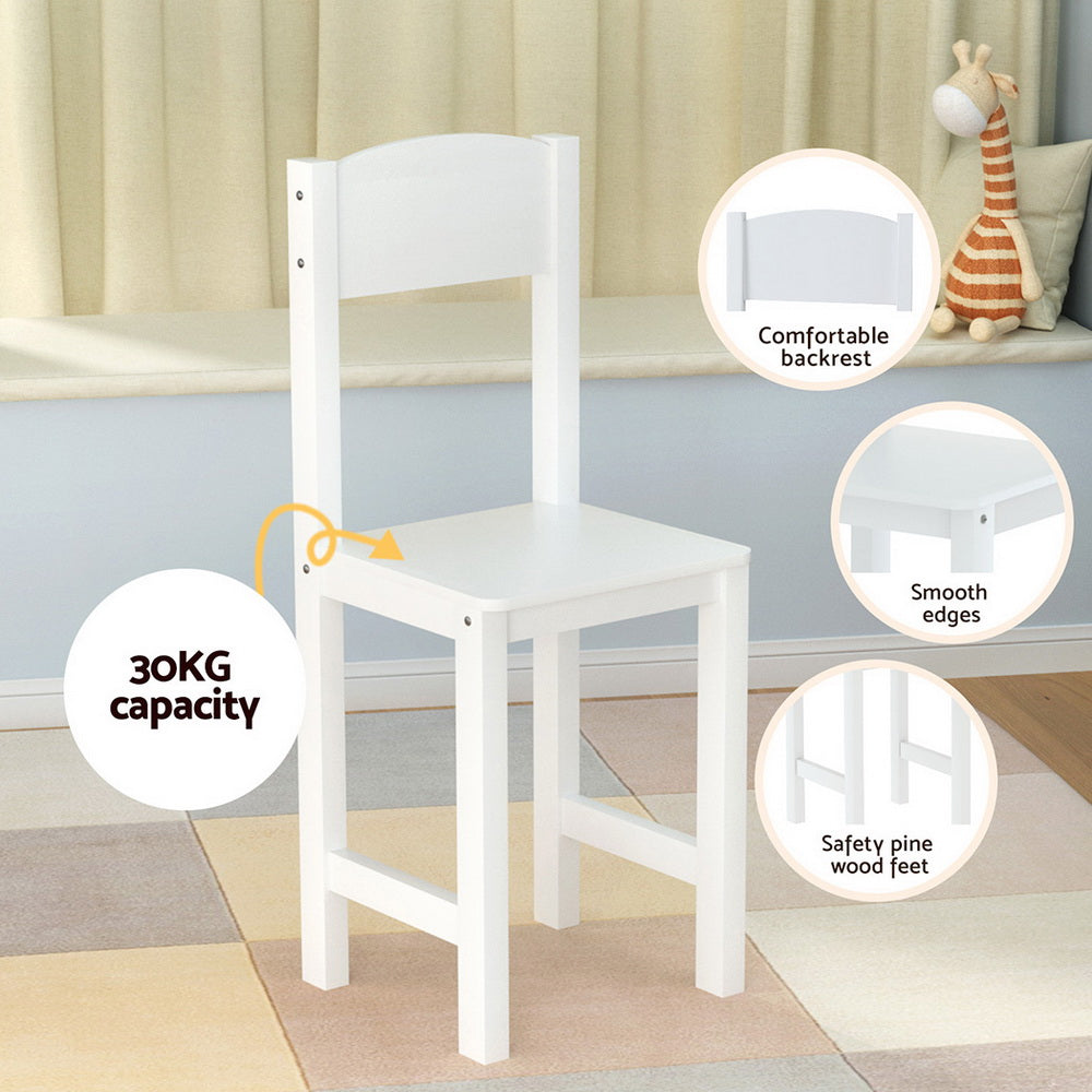 Keezi Kids' Table & Chair Set with Storage Cabinet — product image 8
