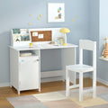 Keezi Kids' Table & Chair Set with Storage Cabinet — product image 1