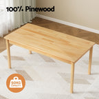 Keezi Pinewood Kids' Table & 2 Chairs — product image 5