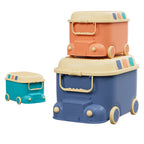 Keezi Car-Shaped Toy Storage Boxes — 3-Piece Set — product image 1