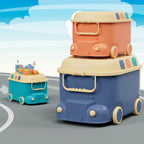 Keezi Car-Shaped Toy Storage Boxes — 3-Piece Set — product image 7