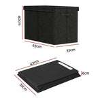 Keezi Large Toy Box Chest Storage with Flip-Top Lid Foldable Organiser Bins — product image 2