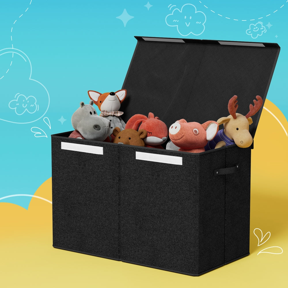 Keezi Large Toy Box Chest Storage with Flip-Top Lid Foldable Organiser Bins — product image 7
