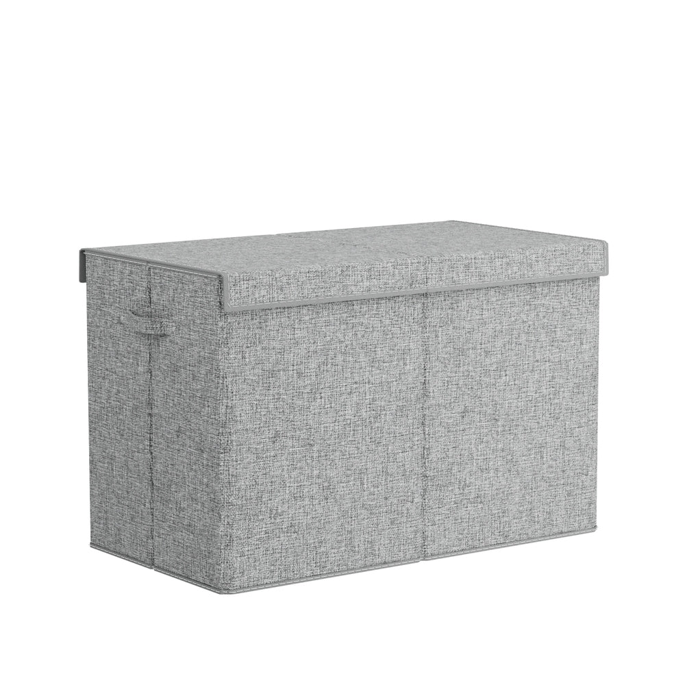 Keezi Large Toy Box Chest Storage with Flip-Top Lid Foldable Organiser Bins Grey — product image 4