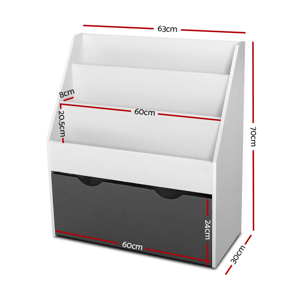 Keezi Kids' Book Display Rack — 3 Tiers — product image 2