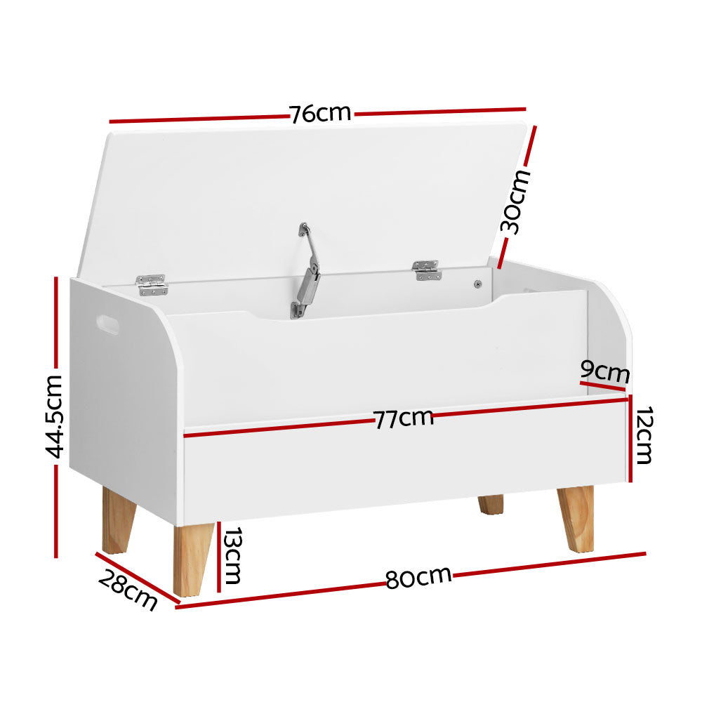 Keezi Kids' Toy Chest & Bookshelf — product image 2