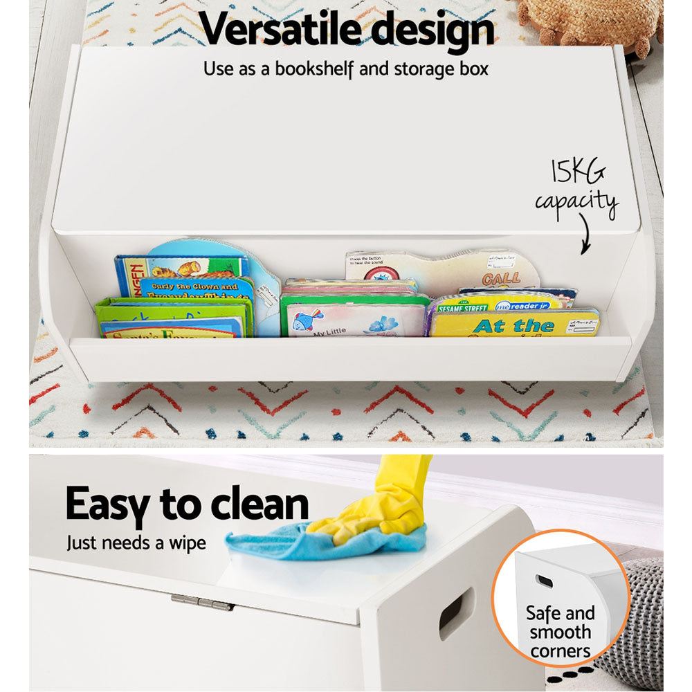 Keezi Kids' Toy Chest & Bookshelf — product image 5