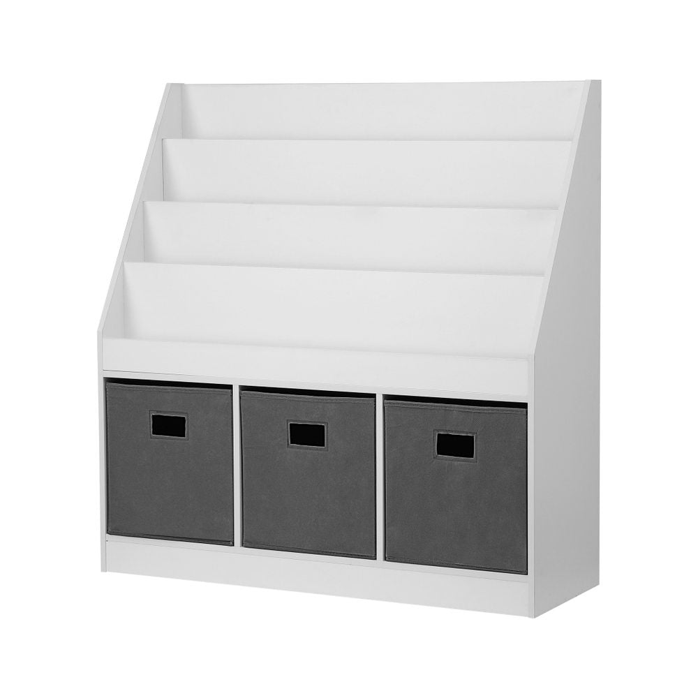 Keezi Kids' Book Display & Toy Box — 4 Tiers — product image 1