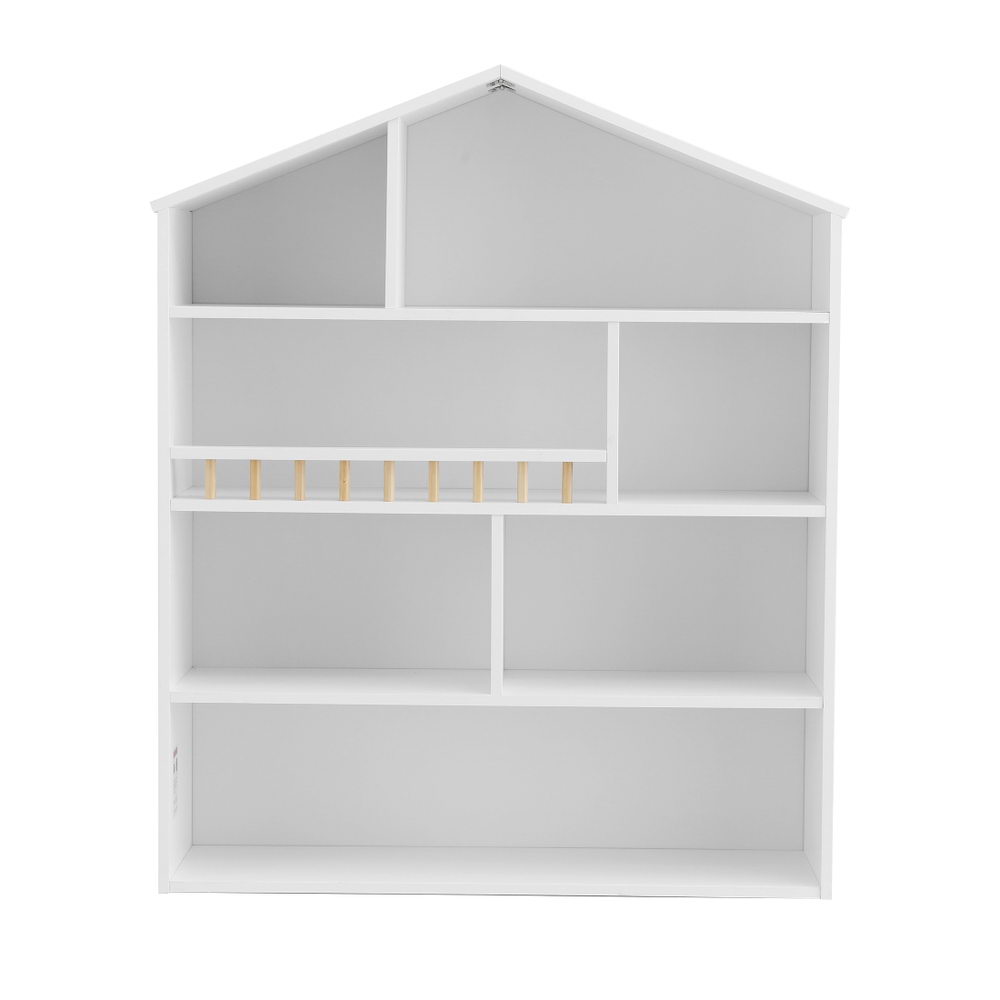 Keezi 4-Tier Wooden Kids' Bookshelf — White — product image 3