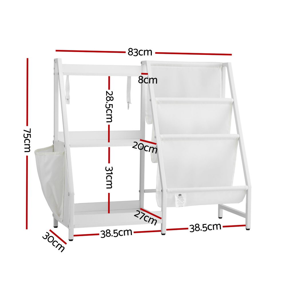 Keezi Kids' Bookshelf & Toy Storage — 3 Tiers — product image 3