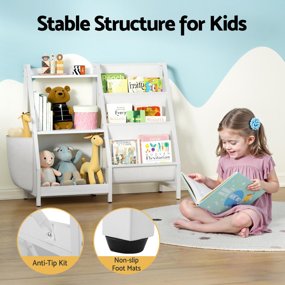 Keezi Kids' Bookshelf & Toy Storage — 3 Tiers — product image 8