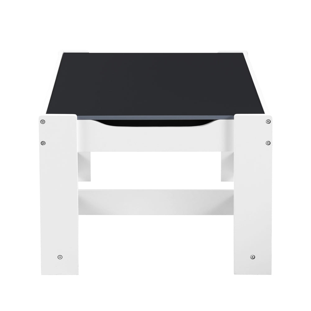Keezi Chalkboard Activity Table & Chairs — Grey — product image 4