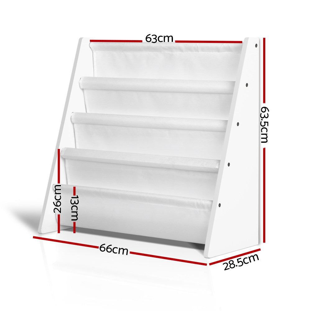 Keezi Kids' Book Display Rack — 4 Tiers — product image 4