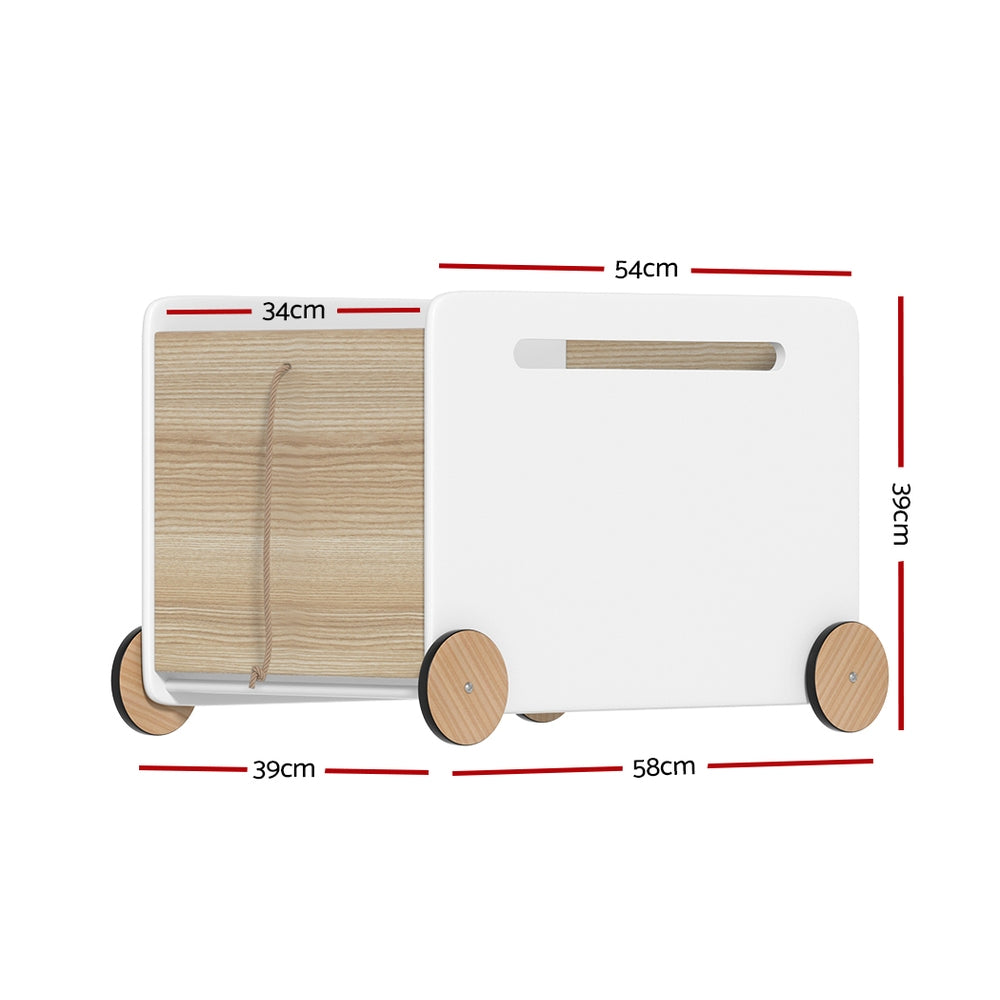 Keezi Kids' Toy Storage Chest on Wheels — product image 2