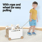 Keezi Kids' Toy Storage Chest on Wheels — product image 6