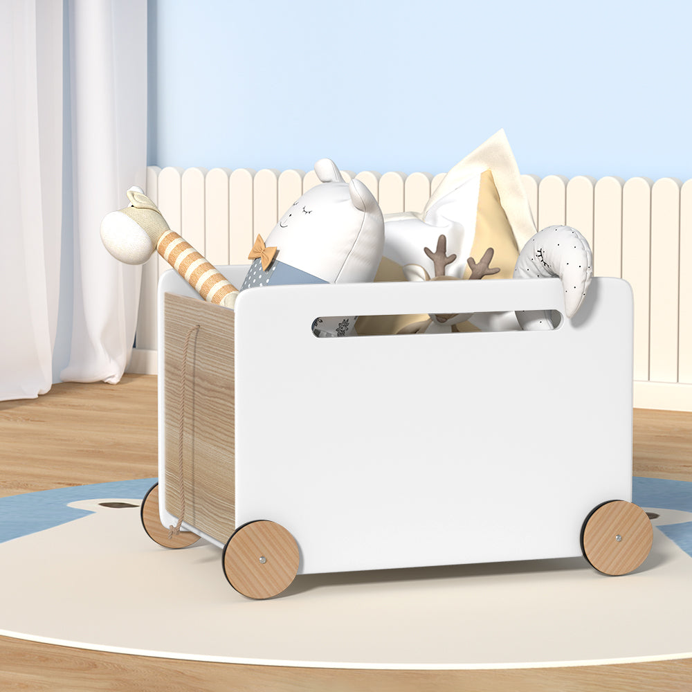 Keezi Kids' Toy Storage Chest on Wheels — product image 7