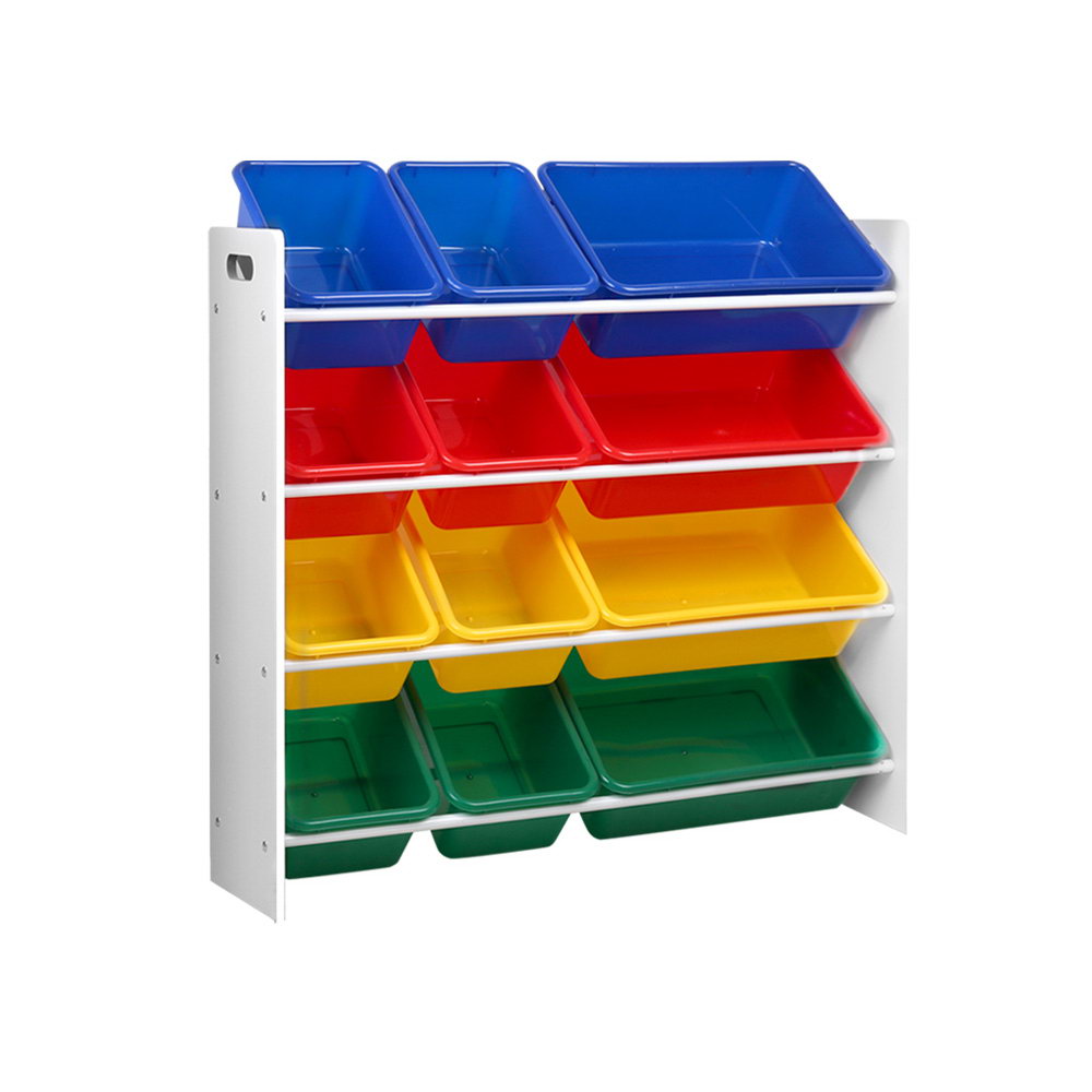 Keezi Kids' Bookshelf & Toy Organiser — 12 Bins — product image 3