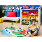 Keezi Kids' Bookshelf & Toy Organiser — 12 Bins — product image 5