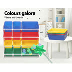 Keezi Kids' Bookshelf & Toy Organiser — 12 Bins — product image 8