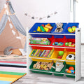 Keezi Kids' Bookshelf & Toy Organiser — 12 Bins — product image 1