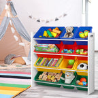 Keezi Kids' Bookshelf & Toy Organiser — 12 Bins — product image 1